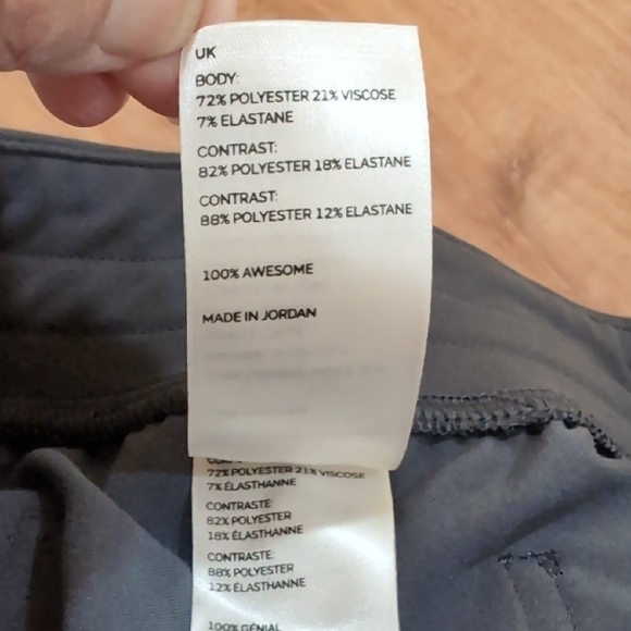 Fig's Women's Black Scrub Pants with Red Drawstring - Picture 9 of 10